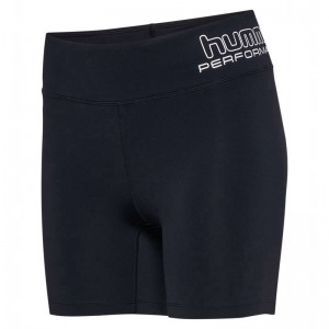 Hummel Te Fundamental Mw Tight Ženske Kratke Hlače Crne | 216703-867