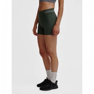 Hummel Te Fundamental Mw Tight Ženske Kratke Hlače Zelene | 148285-200
