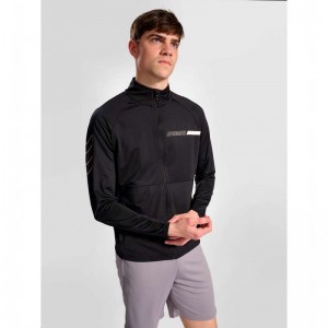 Hummel Te Strength Training Track Top Muške Dukserice Crne | 547712-823