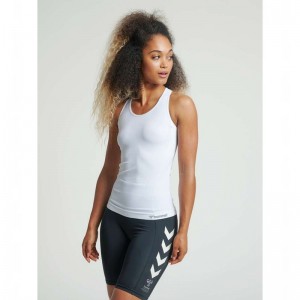 Hummel Tif Seamless Ženske Donji dio Trenirke Bijele | 375943-062