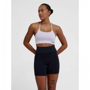 Hummel Tiffy Seamless Top Ženske Sportski Grudnjak Boje Lavande | 546002-386