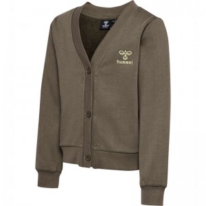 Hummel Tone Sweat Dječje Kardigan Smeđe | 633112-697