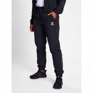 Hummel Travel Woven Ženske Hlače Crne | 378316-134