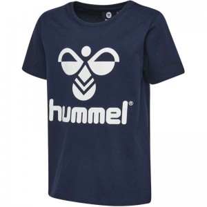 Hummel Tres S/S Dječje Majice Crne | 811738-632