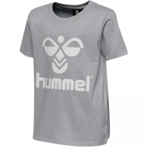 Hummel Tres S/S Dječje Majice Sive | 675722-224