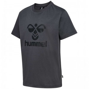 Hummel Tres S/S Dječje Majice Sive | 707316-025