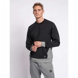 Hummel Tropper Muške Dukserice Crne | 059072-215