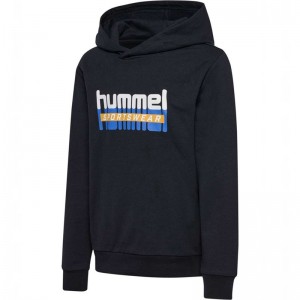 Hummel Tukas Dječje Majica s Kapuljačom Crne | 418671-976