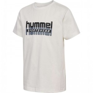 Hummel Tukas S/S Dječje Majice Bijele | 258501-263