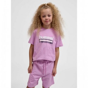Hummel Tukas S/S Dječje Majice Roze | 413667-123