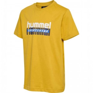 Hummel Tukas S/S Dječje Majice Žute | 592361-173