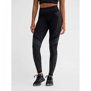 Hummel Unity Seamless Mid Waist Ženske Tenisice Crne | 151220-418