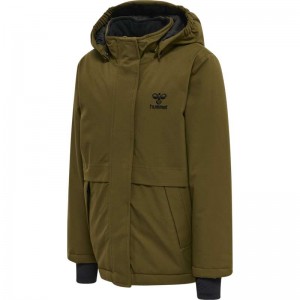 Hummel Urban Tex Dječje Majica s Kapuljačom Maslinasto Zelene | 588425-587