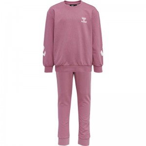 Hummel Venti Tracksuit Dječje Sportska Odjeća Roze | 745969-697