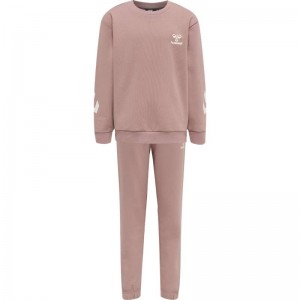 Hummel Venti Tracksuit Dječje Sportska Odjeća Roze | 942689-244