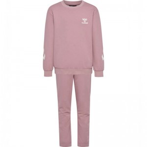 Hummel Venti Tracksuit Dječje Sportska Odjeća Roze | 865447-708