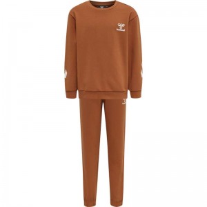 Hummel Venti Tracksuit Dječje Čarape Smeđe | 612936-744