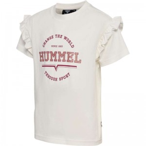 Hummel Violet S/S Dječje Majice Bijele | 815961-291