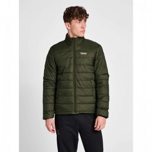 Hummel Wind Puff Muške Jakne Maslinasto Zelene | 974072-399