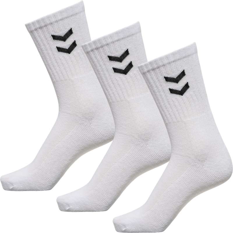 Hummel 3-pack Basic Muške Čarape Bijele | 683008-615