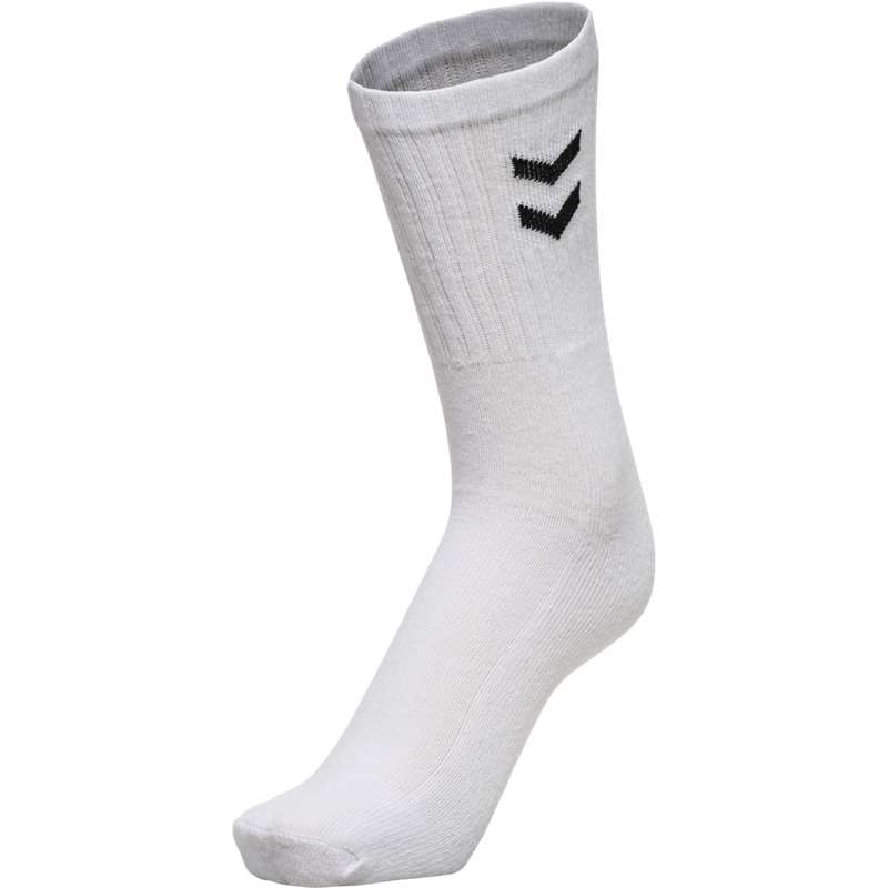 Hummel 3-pack Basic Ženske Čarape Bijele | 368213-773