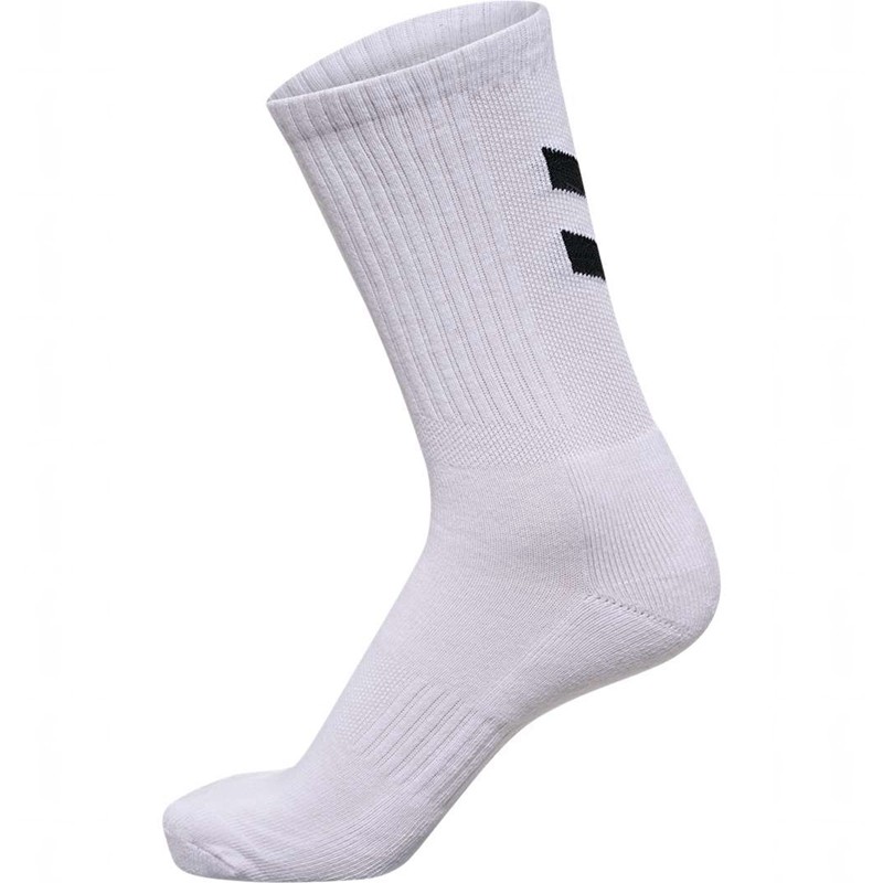 Hummel 3-pack Chevrons Ženske Čarape Bijele | 615766-891