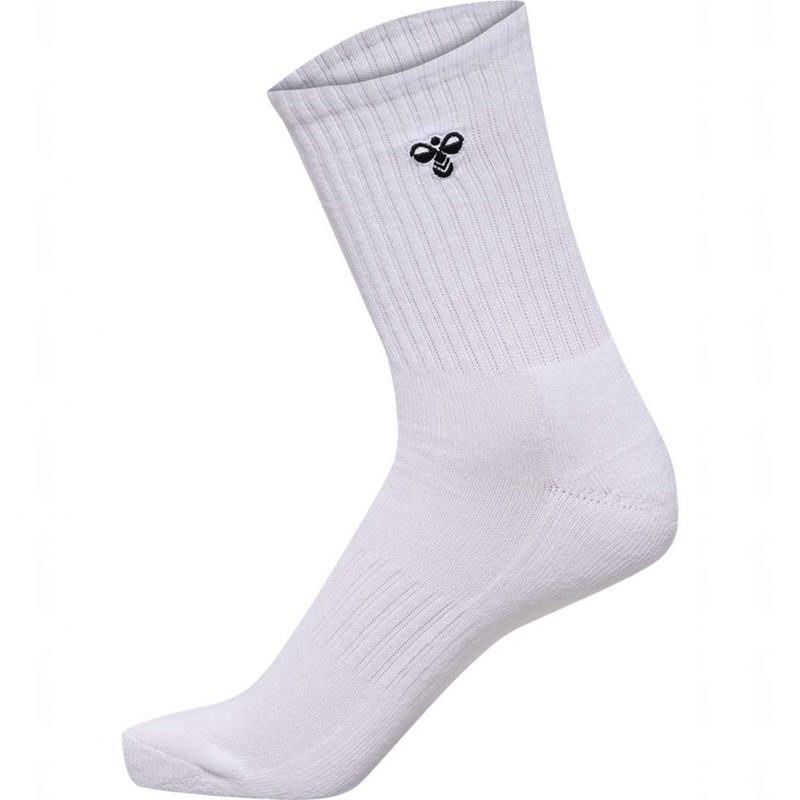 Hummel 3-packs Bee Muške Čarape Bijele | 793355-212