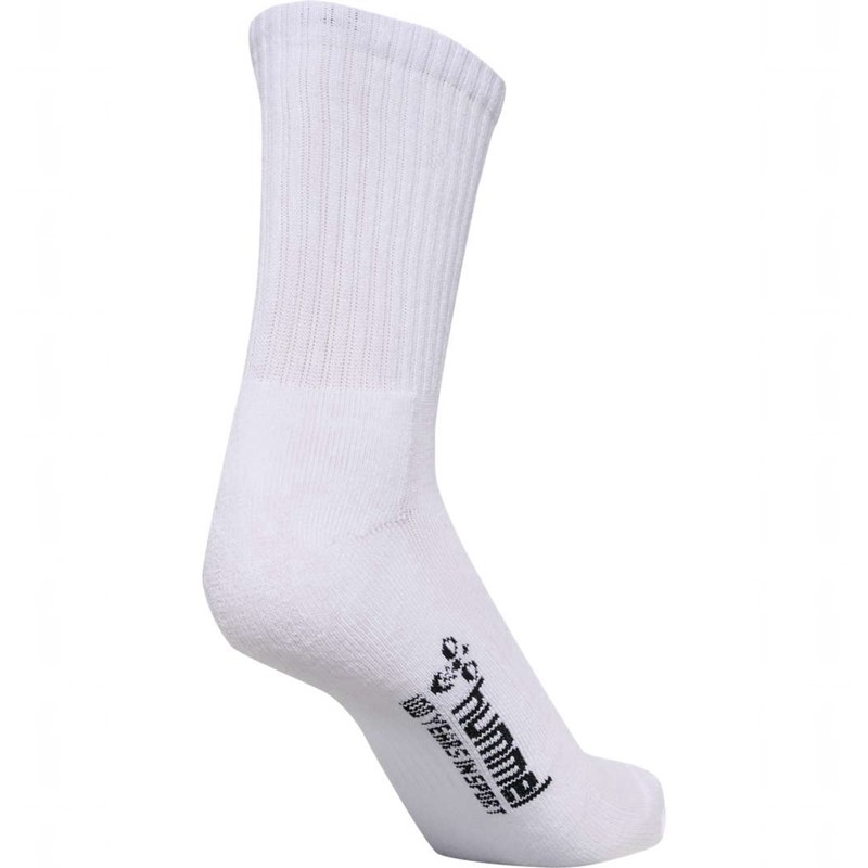 Hummel 3-packs Bee Muške Čarape Bijele | 793355-212
