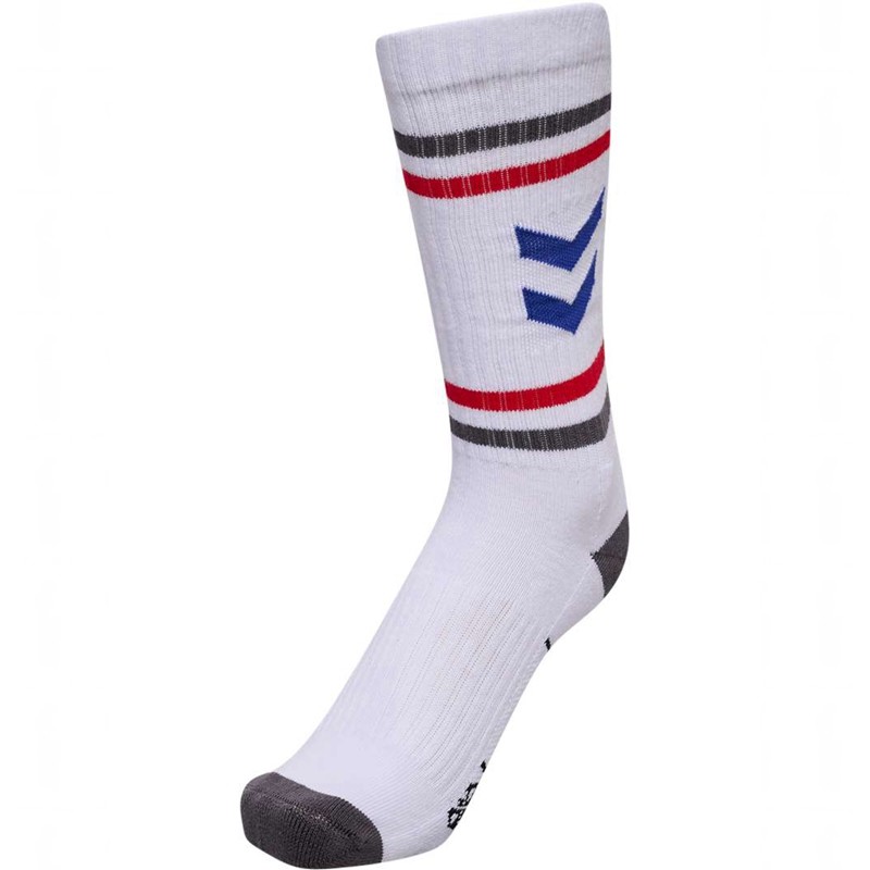 Hummel 3-packs Chevron High Retro Muške Čarape Bijele | 367845-707