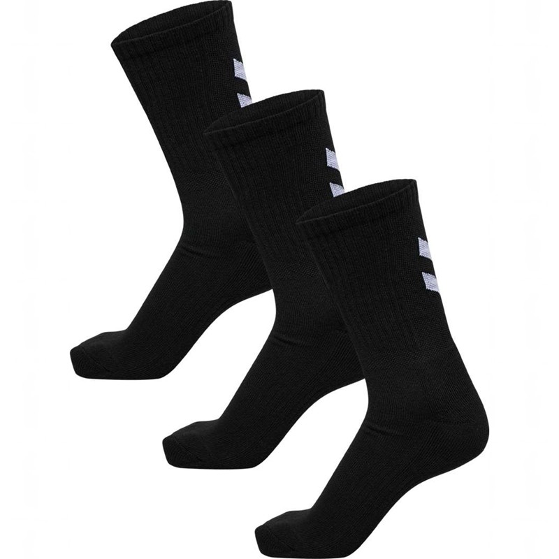 Hummel 3-packs Chevrons Muške Čarape Crne | 155325-608