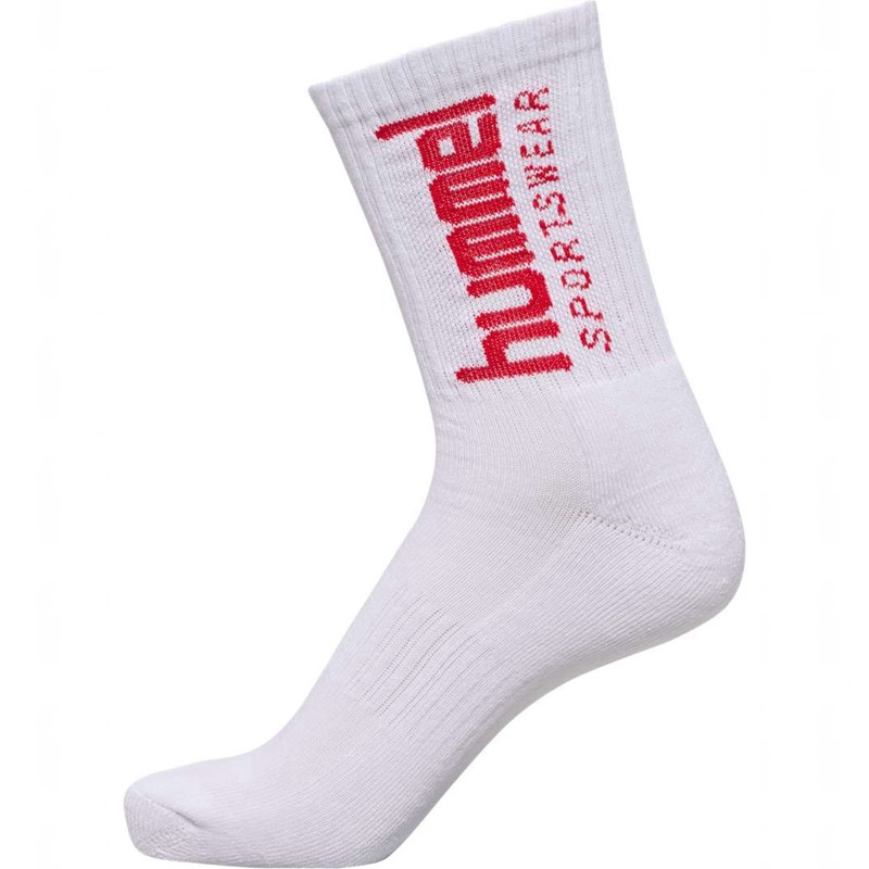 Hummel 3-packs Sportswear Big Muške Čarape Bijele | 845190-619