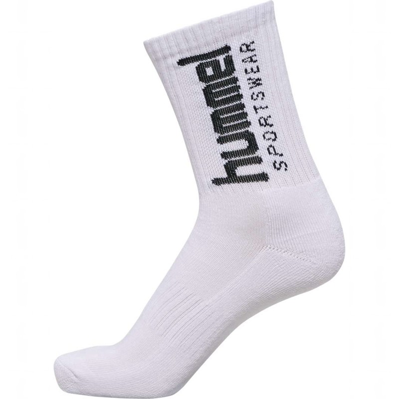 Hummel 3-packs Sportswear Big Muške Čarape Bijele | 845190-619
