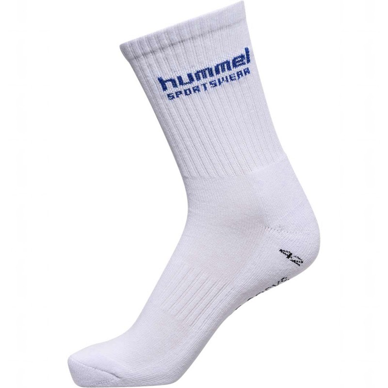 Hummel 3-packs Sportswear Muške Čarape Bijele | 504124-651