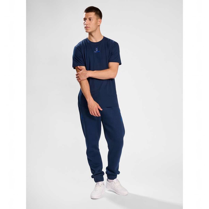 Hummel Active Chevrons Co S/S Muške Hlače Tamnoplave | 760478-580