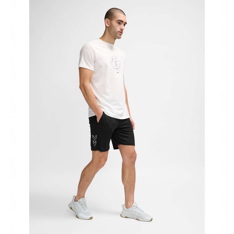 Hummel Active Circle Co S/S Muške Majice Bijele | 384768-891