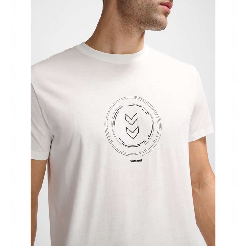 Hummel Active Circle Co S/S Muške Majice Bijele | 384768-891