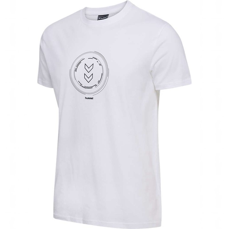 Hummel Active Circle Co S/S Muške Majice Bijele | 384768-891