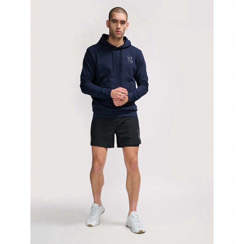 Hummel Active Co Muške Majica s Kapuljačom Tamnoplave | 511104-291