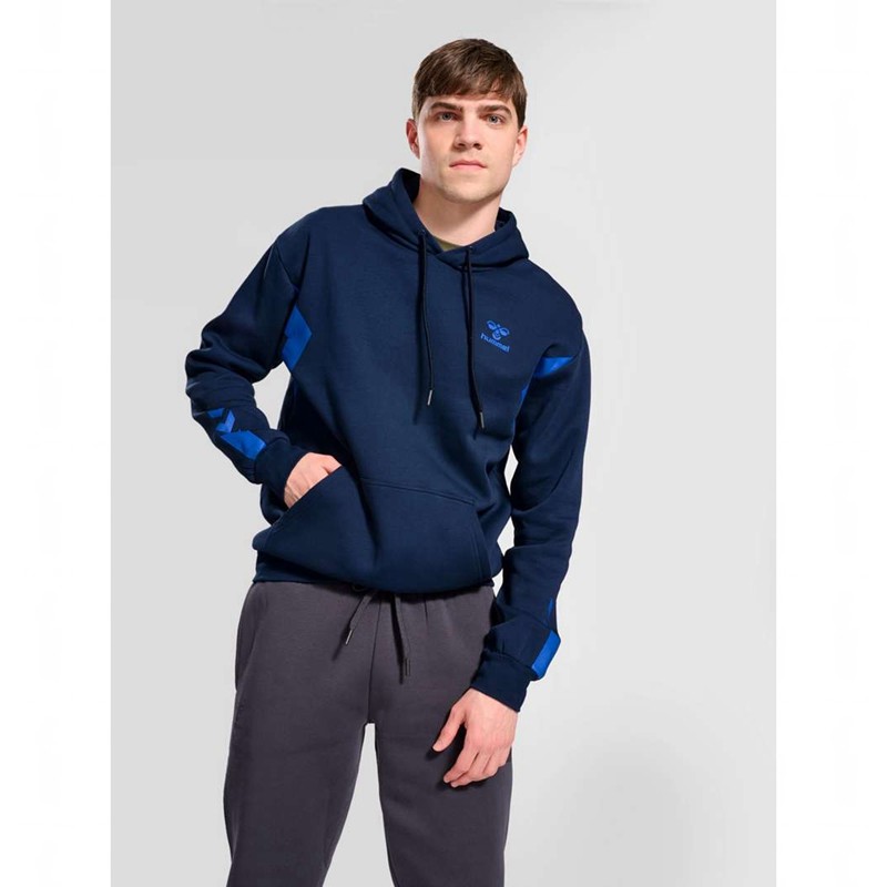 Hummel Active Co Muške Majica s Kapuljačom Tamnoplave | 083286-399