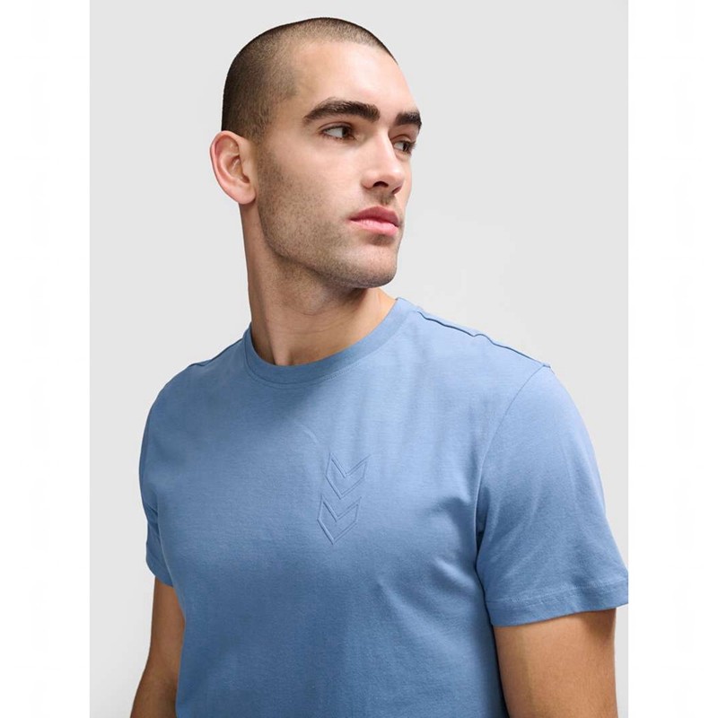 Hummel Active Co S/S Muške Majice Plave | 243869-077
