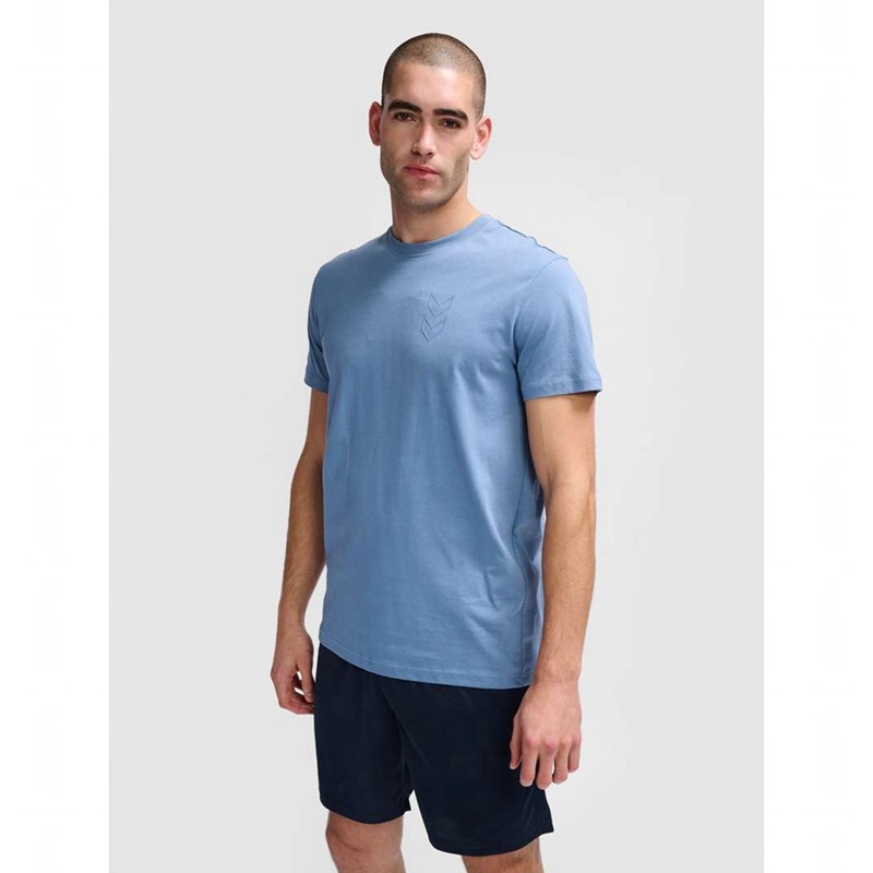 Hummel Active Co S/S Muške Majice Plave | 243869-077