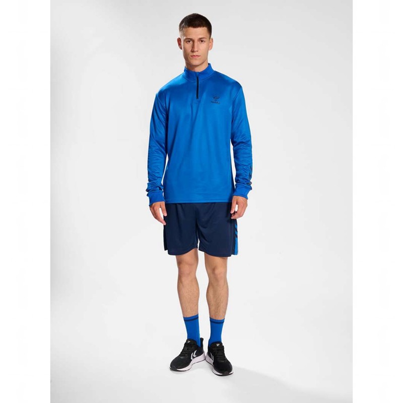 Hummel Active Pl Half Zip Muške Dukserice Plave | 010439-039