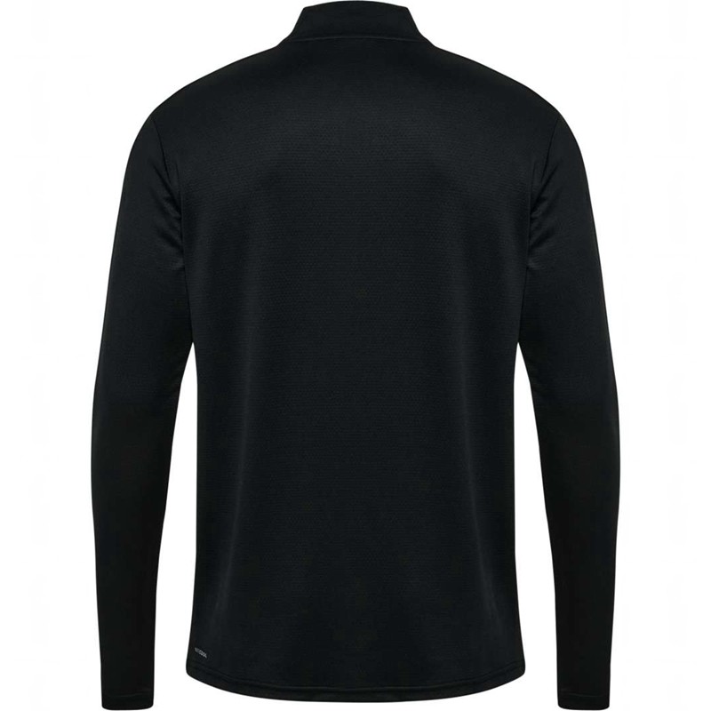 Hummel Active Pl Half Zip Muške Dukserice Crne | 593178-964