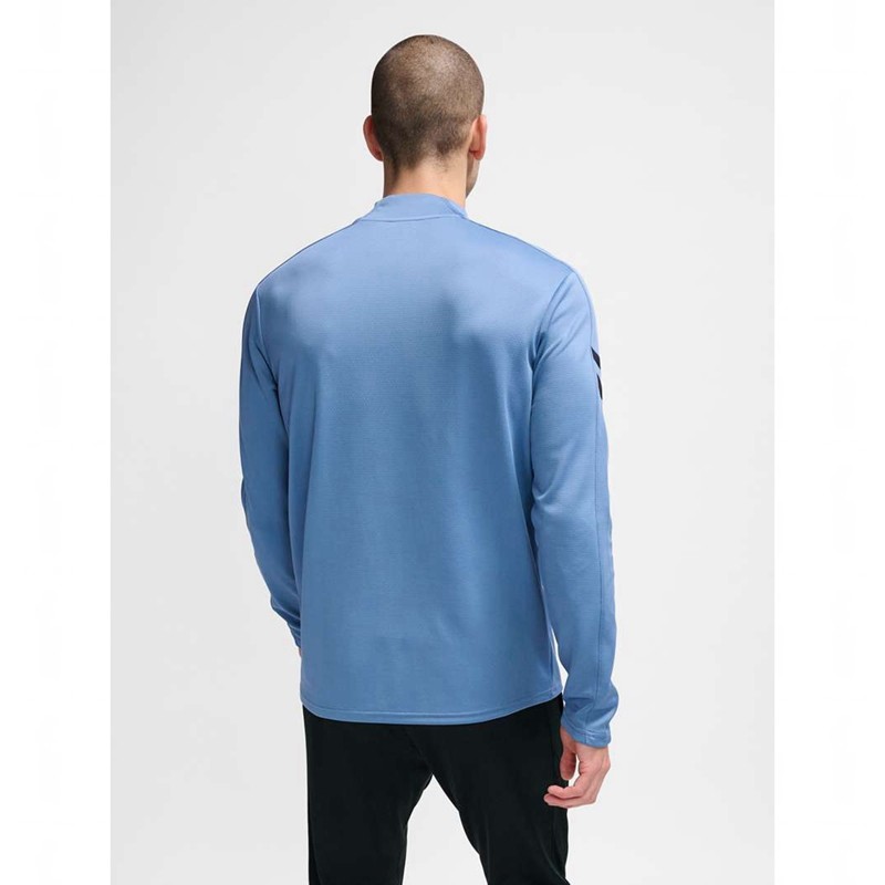 Hummel Active Pl Half Zip Muške Dukserice Plave | 389705-737