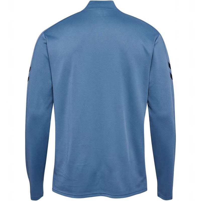 Hummel Active Pl Half Zip Muške Dukserice Plave | 389705-737