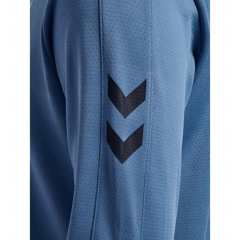 Hummel Active Pl Half Zip Muške Dukserice Plave | 389705-737