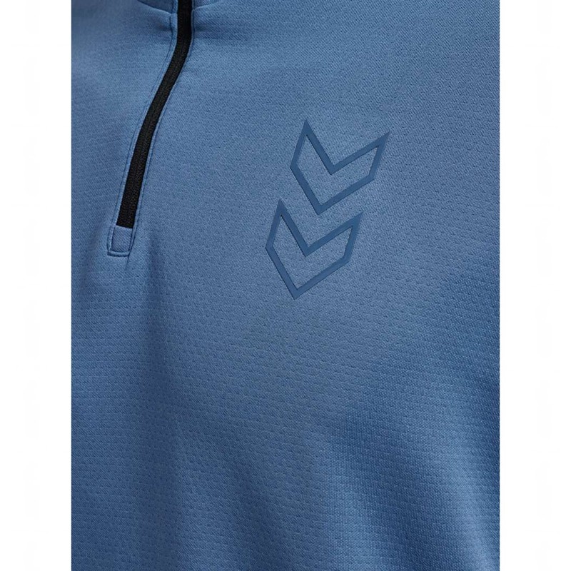 Hummel Active Pl Half Zip Muške Dukserice Plave | 389705-737