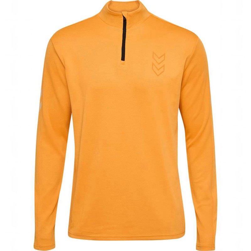 Hummel Active Pl Half Zip Muške Dukserice Narančaste | 961076-984