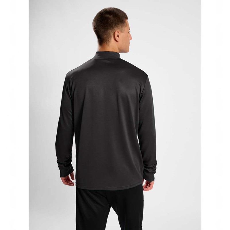 Hummel Active Pl Half Zip Muške Dukserice Crne | 521471-961
