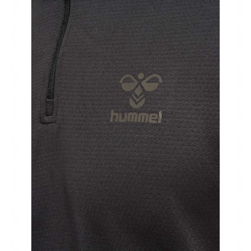 Hummel Active Pl Half Zip Muške Dukserice Crne | 521471-961
